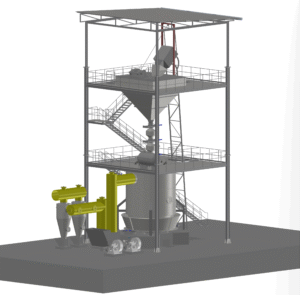 Hot Coal gasifier
