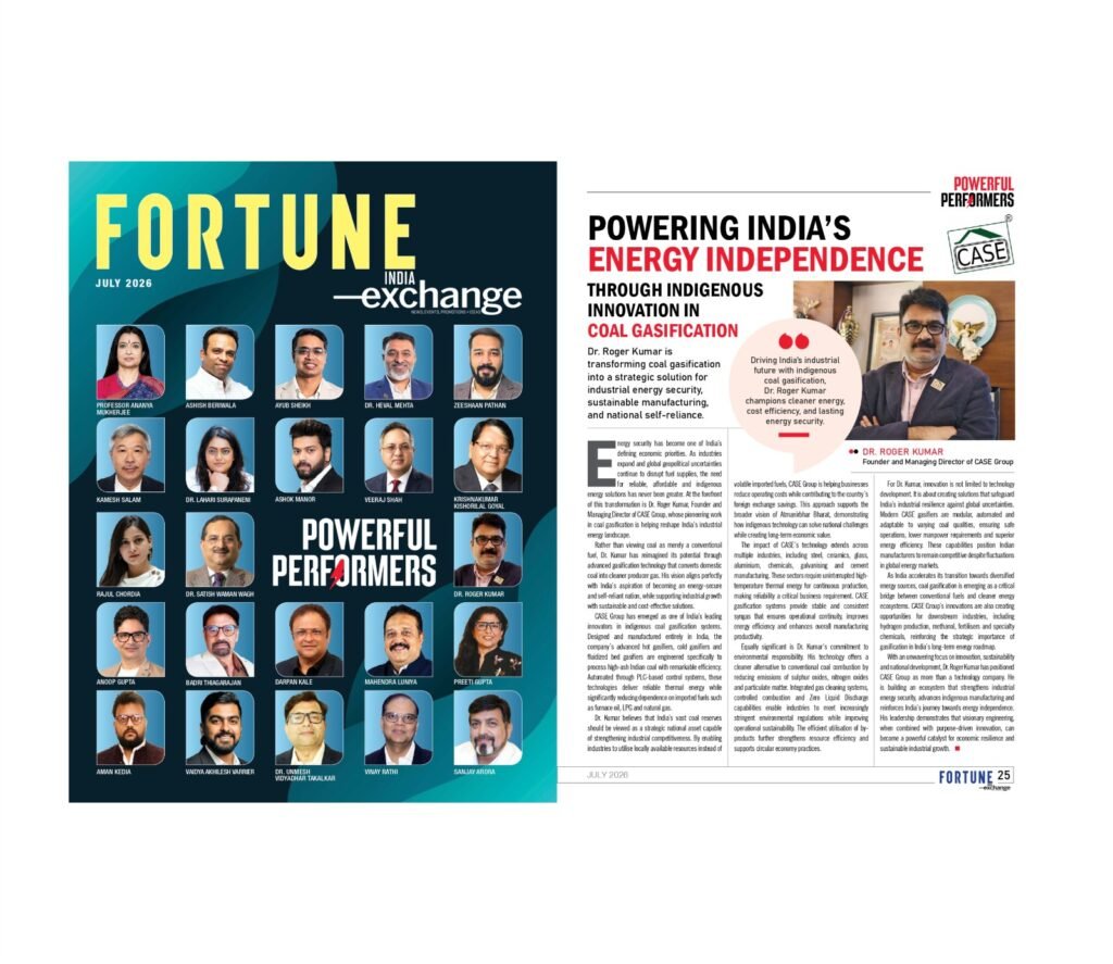 POWERING INDIA’S ENERGY INDEPENDENCE THROUGH INDIGENOUS INNOVATION IN COAL GASIFICATION